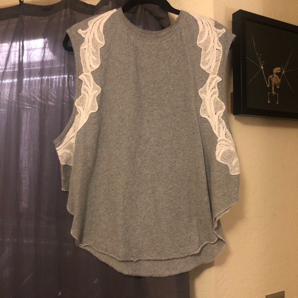 Free People - We The Free Grey Top size M